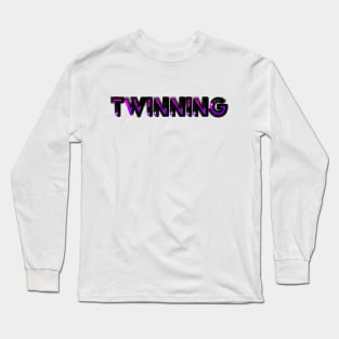 Twinning Pink and Purple Long Sleeve T-Shirt